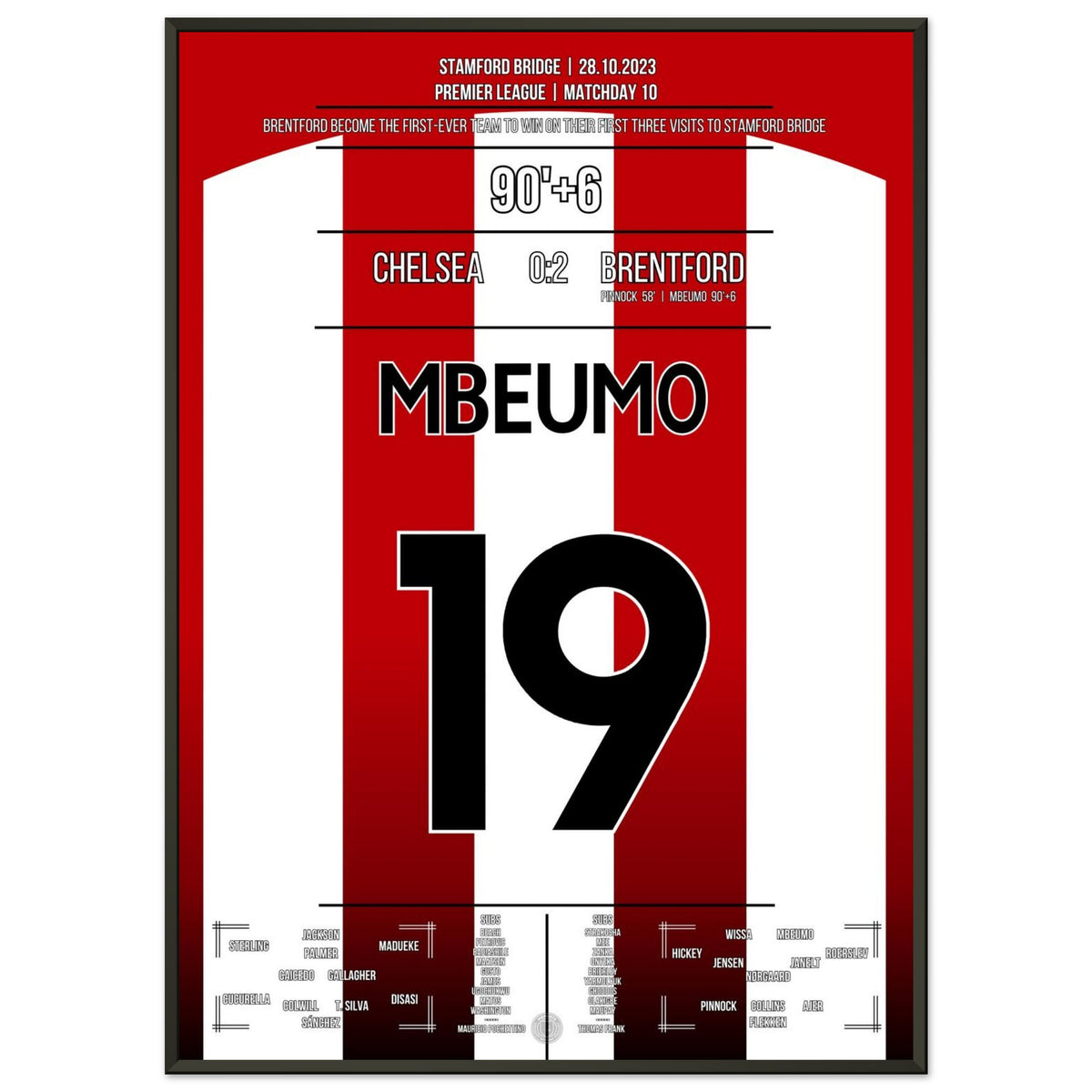 Mbeumo trifft und die Bees erobern zum dritten mal in Folge die Stamford Bridge