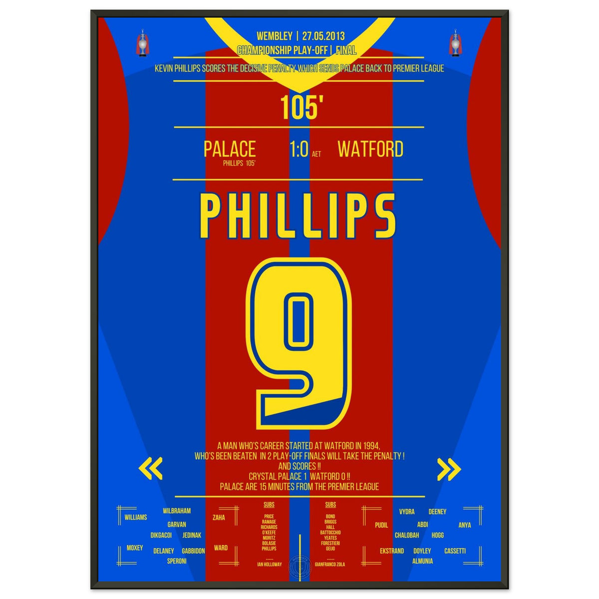 Return to the Premier League! Phillips' decisive goal in extra time.