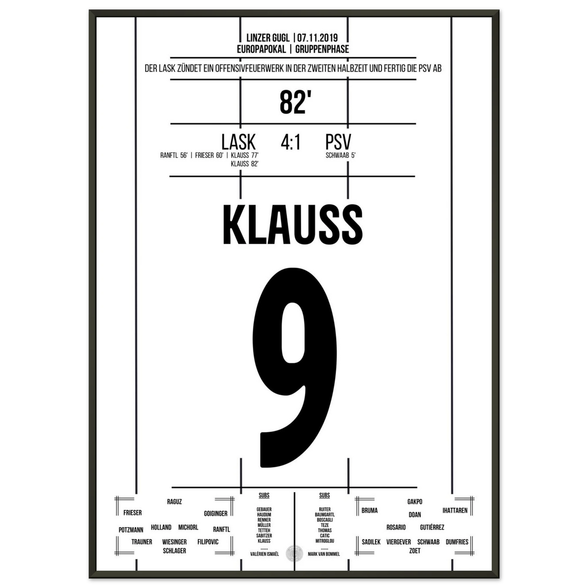 Der LASK schießt die PSV aus dem Stadion