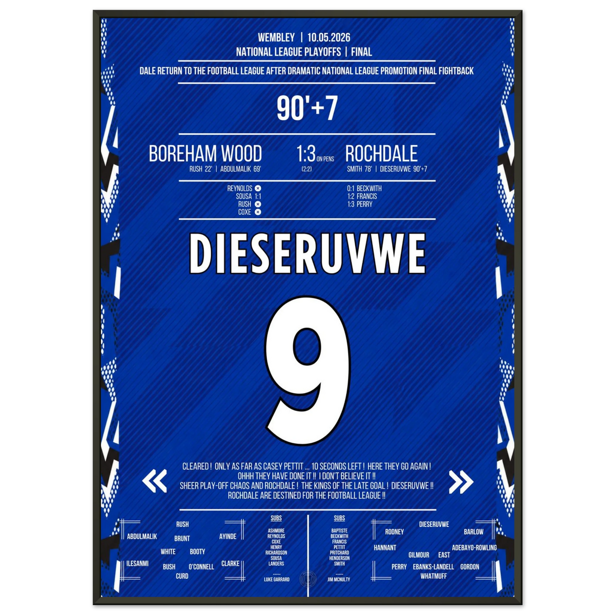 Rochdale's dramatischer Aufstieg in die Football League