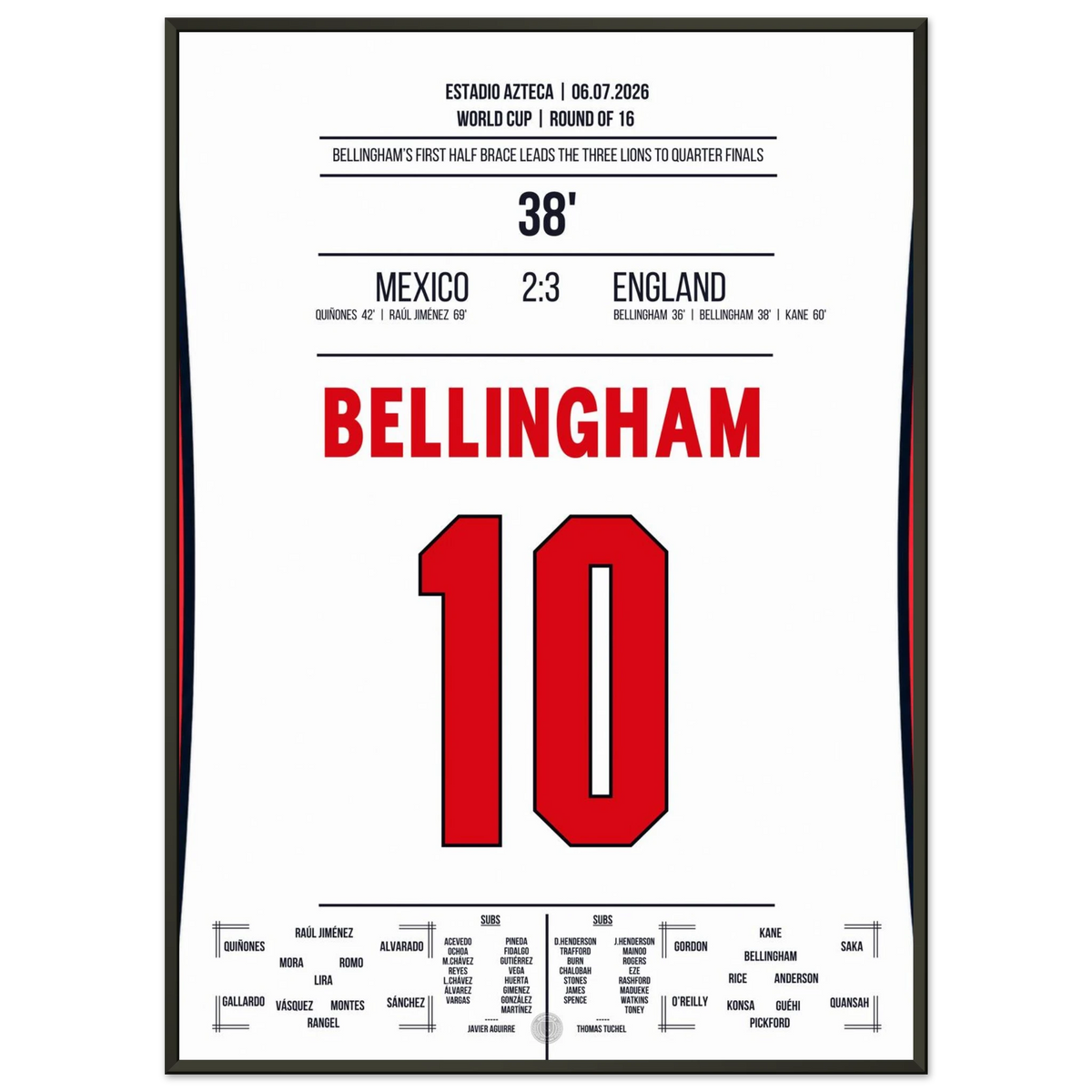 Bellingham trifft doppelt und führt England ins Viertelfinale
