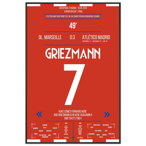 Griezmann führt Atletico zum europäischen Titel in 2018