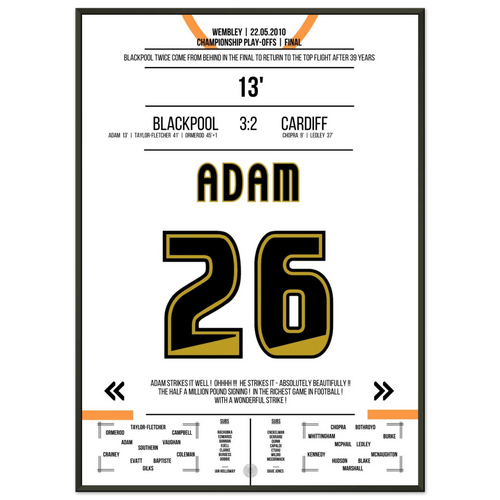 Charlie Adam's Freistoss Tor im Playoff Finale 2010
