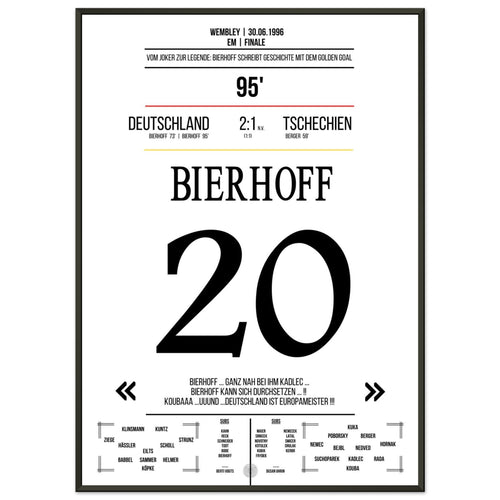 Bierhoff's Golden Goal against Czech Republic in the Euro 1996 final
