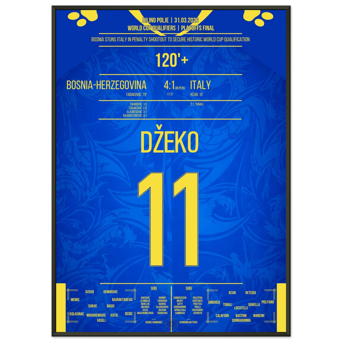 Party in Zenica! Bosnien fährt zur WM 2026 - Dzeko