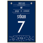 Bochum's Sturm zum Klassenerhalt 2023 60x90-cm-24x36-Schwarzer-Aluminiumrahmen