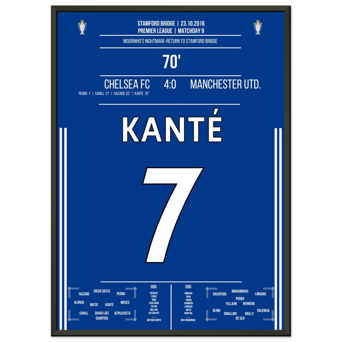 Kanté's Solo-Tor bei Mourinho's Albtraum-Rückkehr an die Stamford Bridge