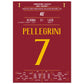 Pellegrini's Hackentor im Derby Sieg gegen Lazio in 2018 50x70-cm-20x28-Ohne-Rahmen