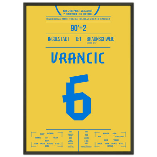 Vrancic's Freistoss-Treffer zum Bundesliga-Aufstieg 2013